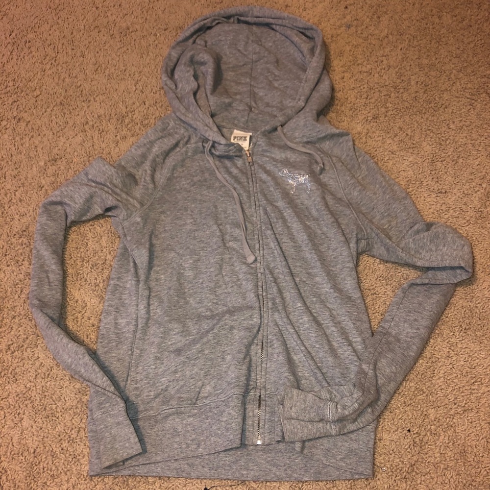 Grey pink jacket
